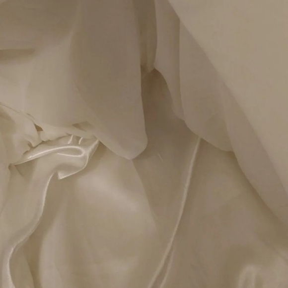 Romantic Ivory Wedding Dress Adjustable Size - Picture 6 of 8